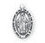 Sterling Silver Oval Miraculous Medal | 12