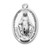 Sterling Silver Oval Miraculous Medal | 15