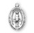 Sterling Silver Oval Miraculous Medal | 16