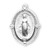 Sterling Silver Oval Miraculous Medal | 23