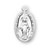Sterling Silver Oval Miraculous Medal | 26
