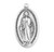 Sterling Silver Oval Miraculous Medal | 29