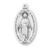 Sterling Silver Oval Miraculous Medal | 30