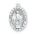 Sterling Silver Oval Miraculous Medal | 51