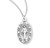 Sterling Silver Oval Miraculous Medal | 53