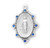 Sterling Silver Oval Miraculous Medal | 64