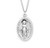 Sterling Silver Oval Sterling Silver Miraculous Medal