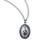 Sterling Silver Sapphire Cubic Zirconia's "CZ's" Miraculous Medal