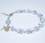 Aurora Square Bead Swarovski Crystal Rosary Bracelet