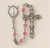 Pink Swarovski Crystal Rosary | 4mm Beads