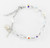 Swarovski Crystal Aurora Multi-Faceted Rosary Bracelet | 8mm Beads