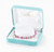 Swarovski Crystal Pink Round Shaped Sterling Silver Rosary Bracelet