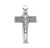 Engraved Sterling Silver Crucifix | 24" Endless Curb Chain