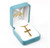 Fancy Engraved Gold Over Sterling Silver Two Toned Crucifix