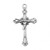 Flared Sterling Silver Crucifix | 24" Endless Curb Chain