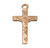 Gold Over Sterling Silver Basic Crucifix | 16" Chain