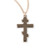 Gold Over Sterling Silver Byzantine Cross