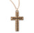 Layered Gold Over Sterling Silver Cross | 18" Chain