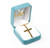 Gold Over Sterling Silver Inlay Cross