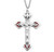 Holy Spirit Sterling Silver Crucifix | 24" Endless Curb Chain Holy Spirit Sterling Silver Crucifix | 24" Endless Curb Chain