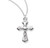 Pointed Tapered Sterling Silver Crucifix
