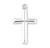 Sterling Silver Angle Edged Cross