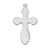 Sterling Silver Byzantine Cross | 24" Endless Curb Chain Sterling Silver Byzantine Cross | 24" Endless Curb Chain