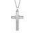 Sterling Silver Cross | 24" Endless Curb Chain