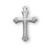 Sterling Silver Cross | 18" Curb Chain