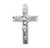 Sterling Silver Detailed Crucifix | 24" Endless Chain