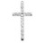 Sterling Silver Etched Cross | 1