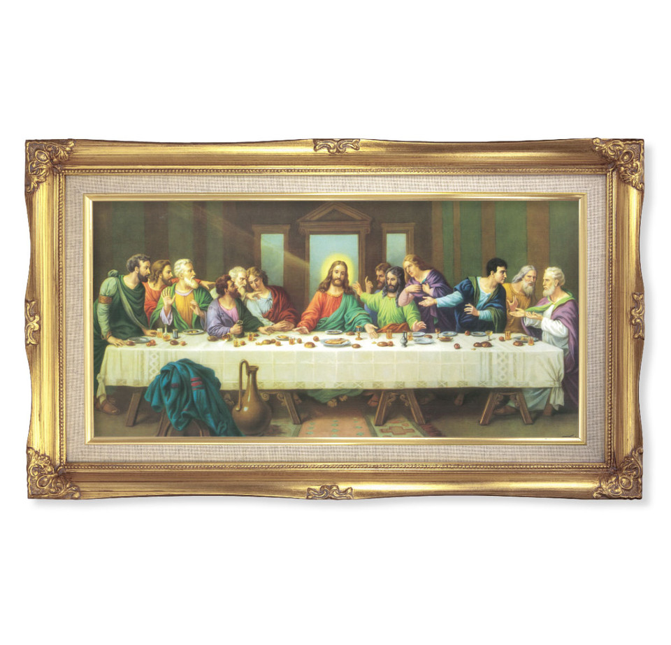 Last Supper Deluxe Gold Framed Art | 11