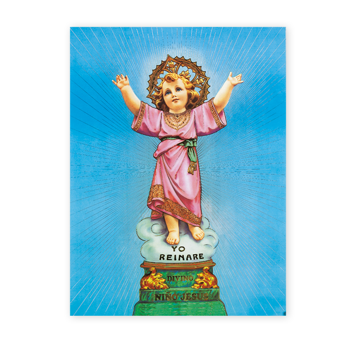 Divino Nino Italian Lithograph Poster - Holy Land Art Company, LLC