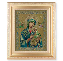 Our Lady of Perpetual Help Gold Framed Art - Holy Land Art Company, LLC