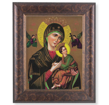 Our Lady of Perpetual Help Art-Deco Framed Art - Holy Land Art Company, LLC