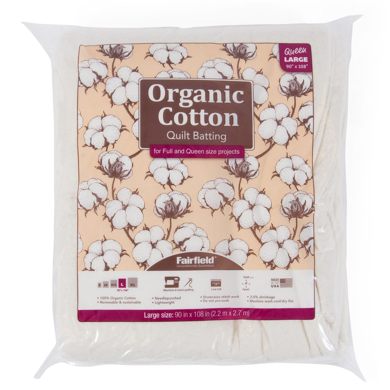 Fairfield Organic Cotton Batting