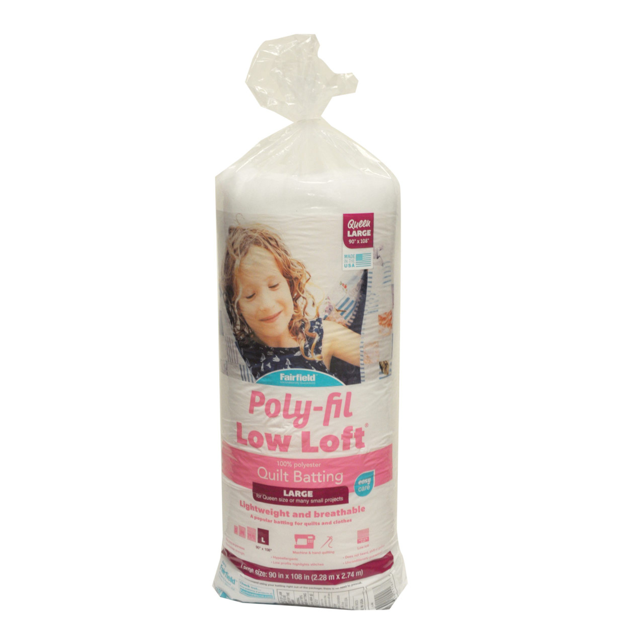 Fairfield Poly-Fil Hi-Loft Bonded Polyester Quilt Batting-Crib Size Fob: Mi  