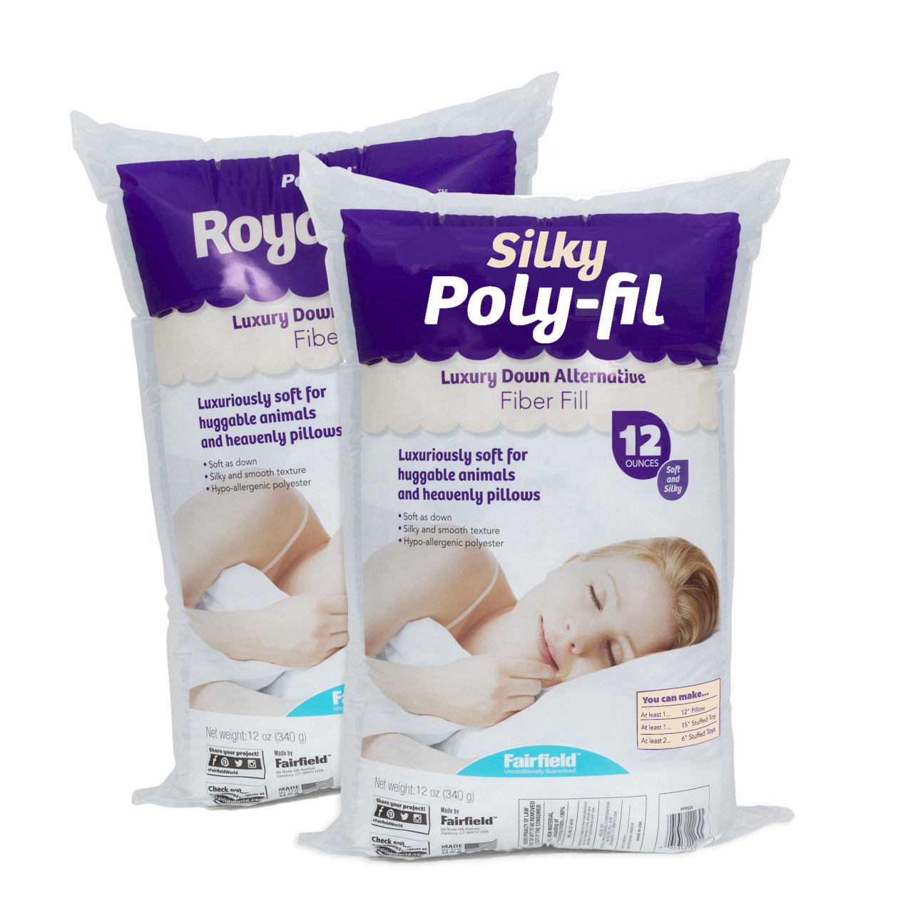 Poly-Fil Premium 100% Polyester Fiberfill - 20 lb. Box