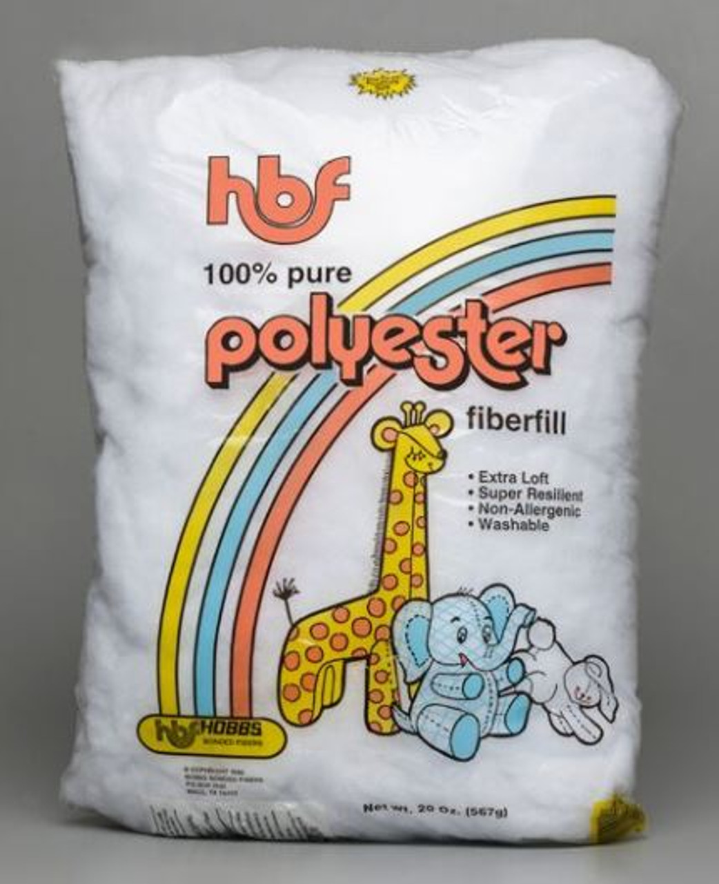Polyester Stuffing 5 LB Bag 100% High-Loft Polyester Fiber Fill