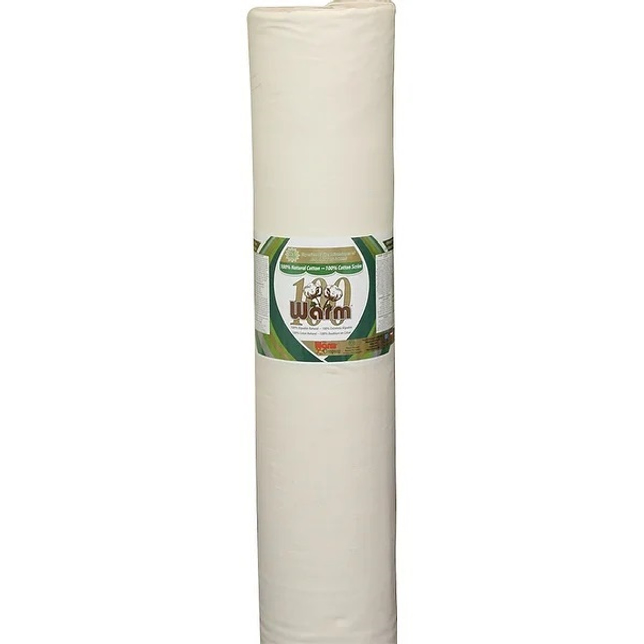 Warm & White Needled Cotton Batting (120'' x 124'') King Size