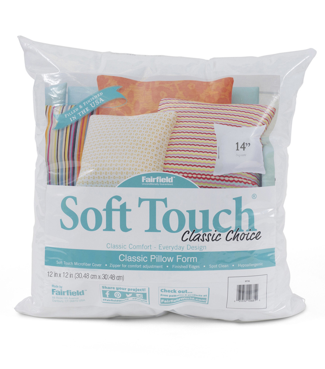 Poly Fil Weather Soft Indoor & Outdoor Pillow Insert 18x18