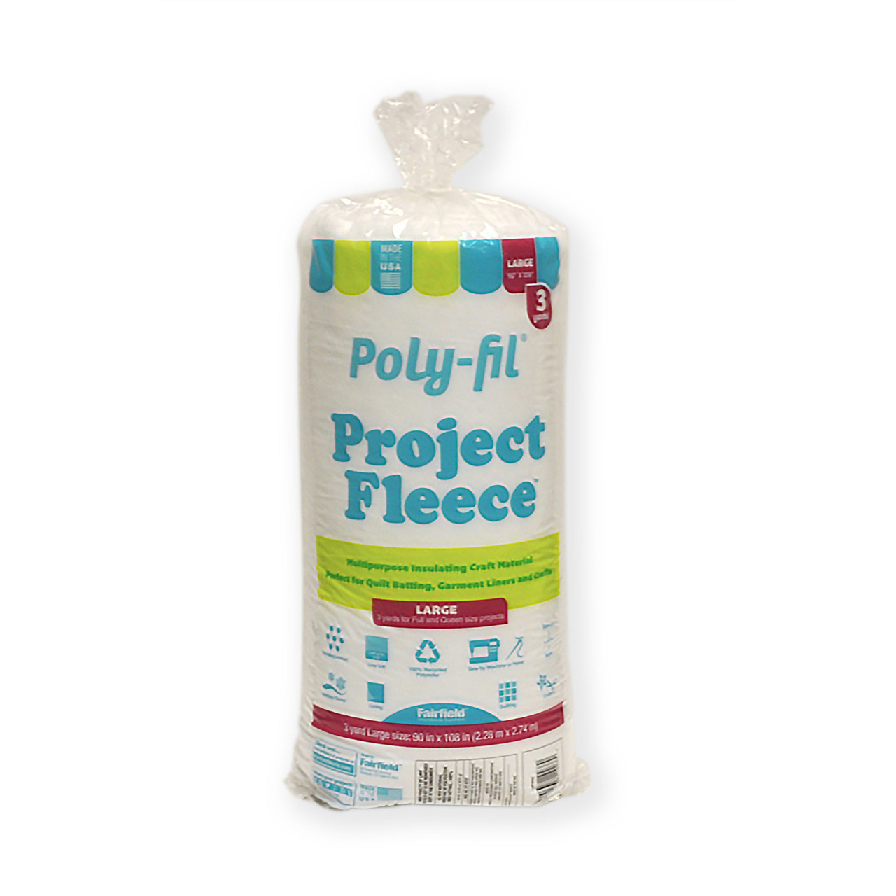 Poly Fill Project Fleece Craft Batting