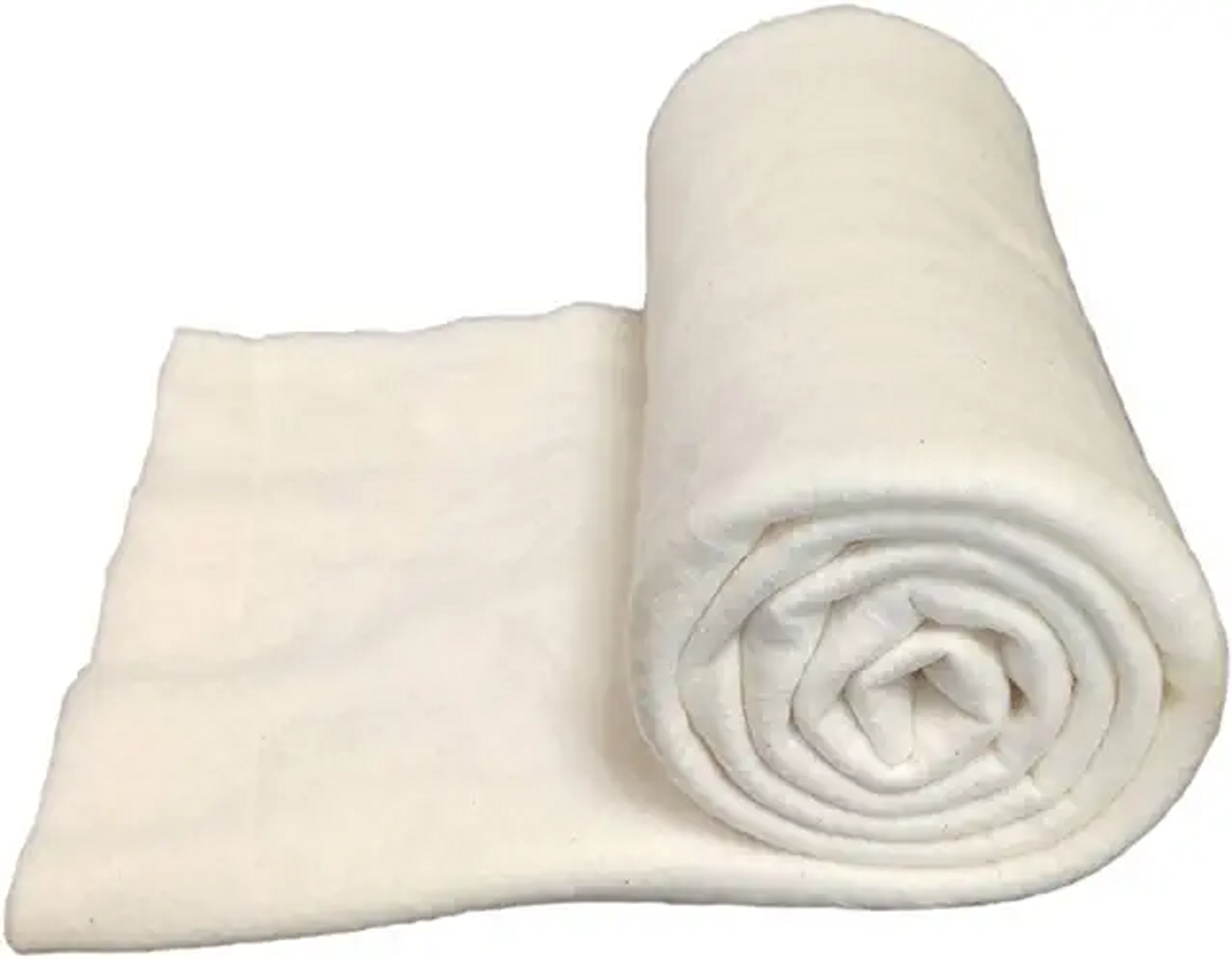 Pellon White Cotton Quilting Batting. King Size 120 x 120 Precut Package.  1 Pack 