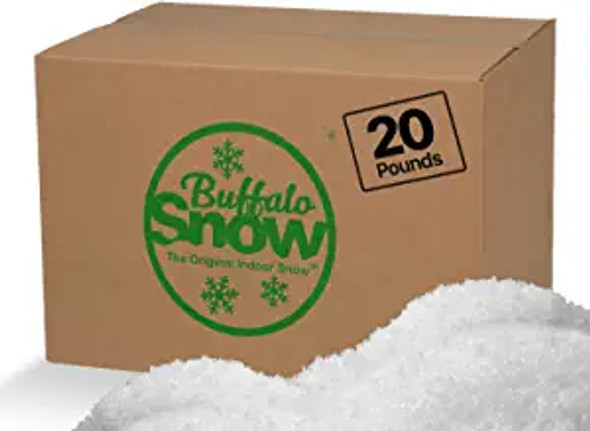 Buffalo Snow Snow Flurries Artificial Fine Snow 20-Pound Bulk Carton