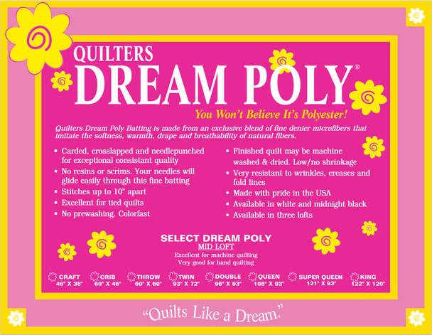 Dream Poly Blended Microfibers