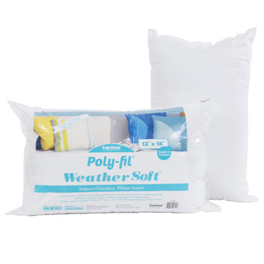 Poly Fil Weather Soft Indoor & Outdoor 20x20 Pillow Insert