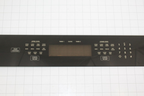 701934 - Front Dacor 701934 - Asy, Control Glass, Sngl