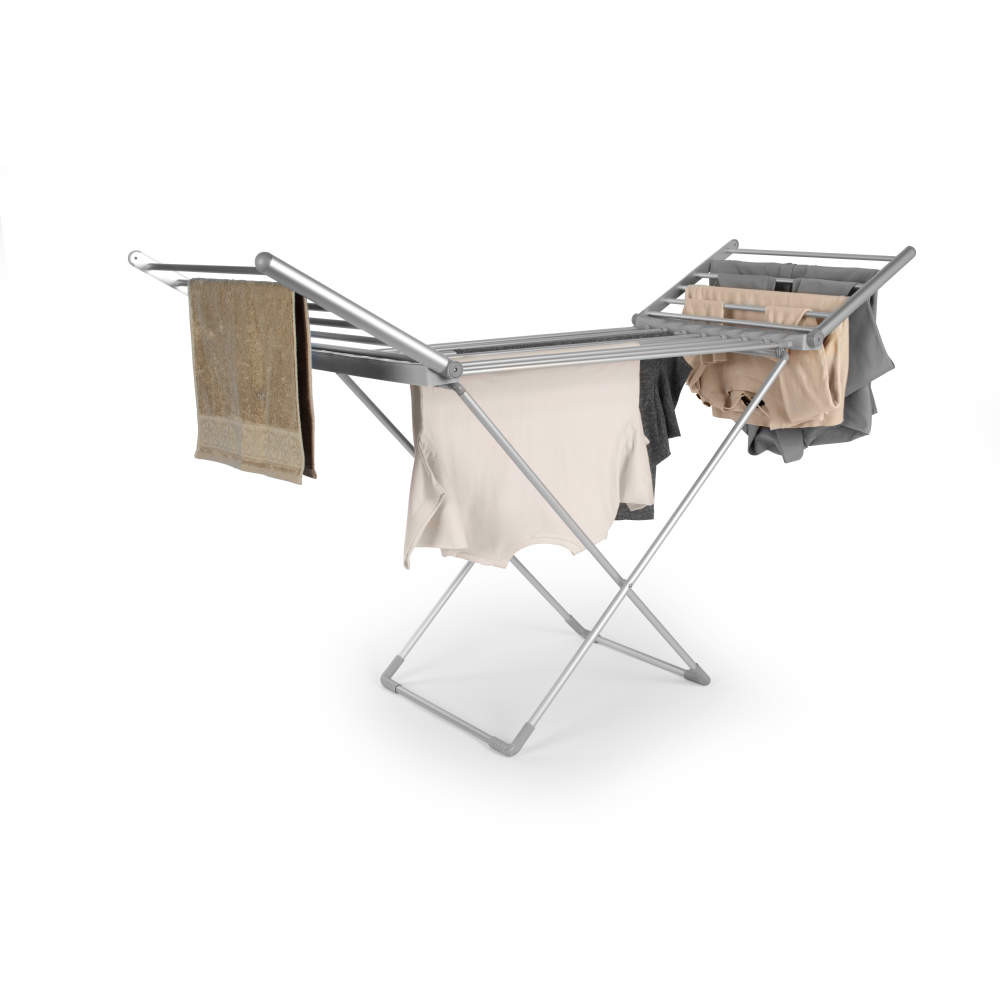 Shop 230W Fold Out Heated Airer Dry Up To 15kg