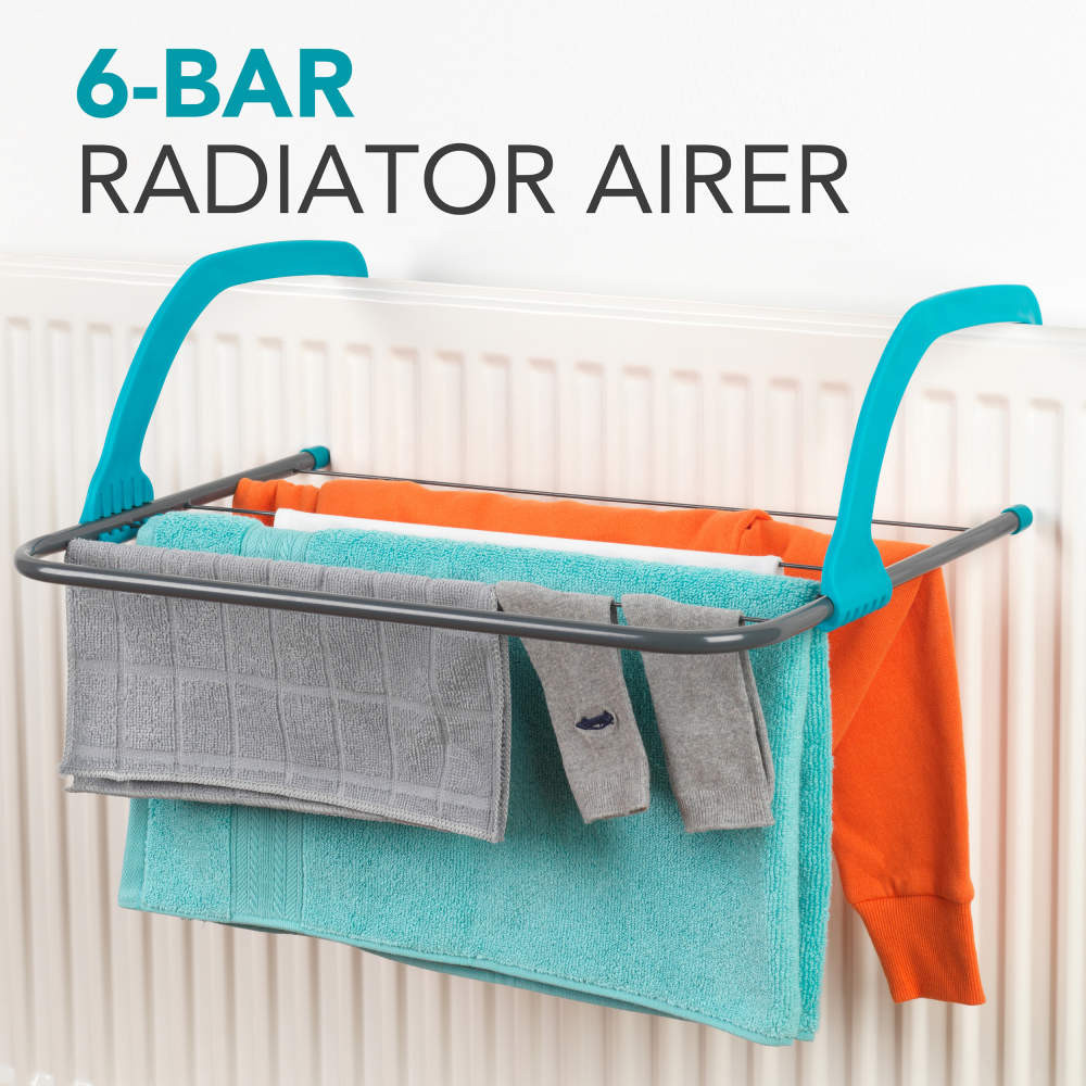 Radiator Arm Adjustable Drying Rack Shop Bar Radiator Airer Set Of
