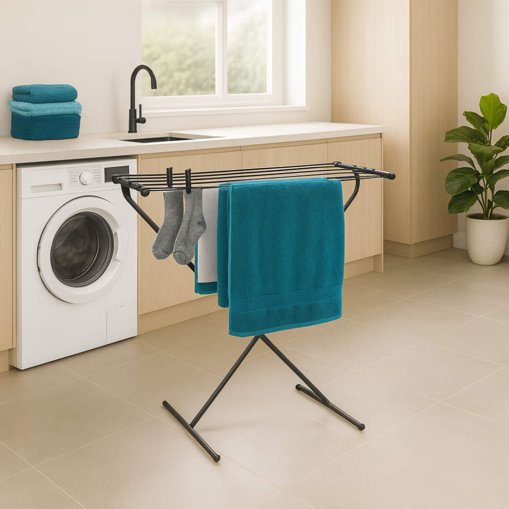 Shop Flatbed Clothes Airer Compact Foldable